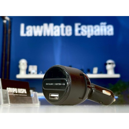 CAMARA ESPIA PARA COCHE oculta en adaptador de mechero PV-CG20 LawMate